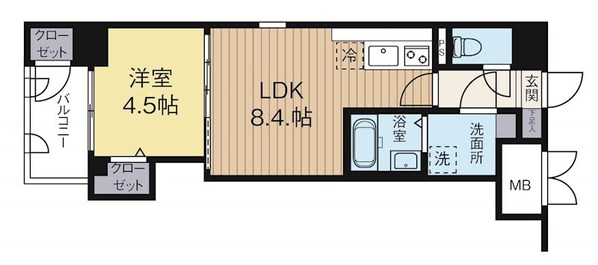 エルヴィータ駅南の物件間取画像